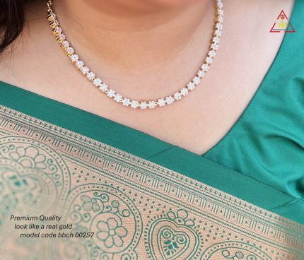 AD stone necklace